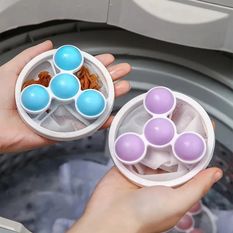 Reusable Washing Machine Lint Filter Bag Pet Hair Dirt Catcher Laundry Clothes Cleaning Tool