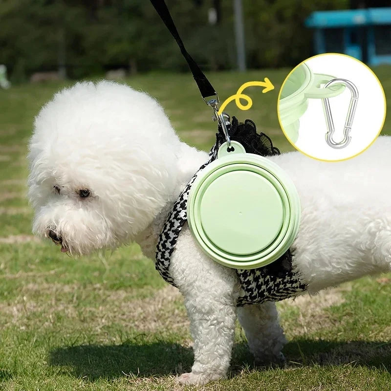 Collapsible Pet Travel Bowl, 350 ml or 1000 ml