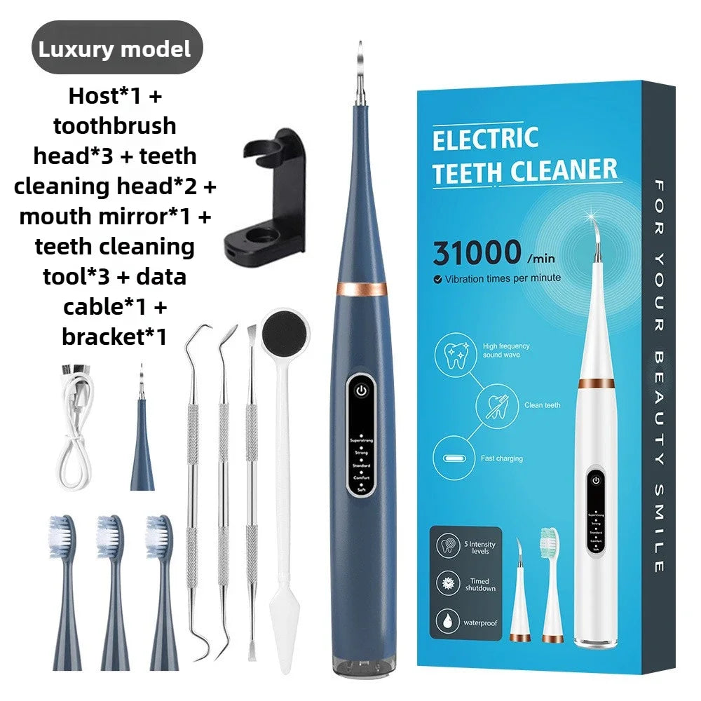 Electric Pet Toothbrush with Stainless Steel Scaling Head