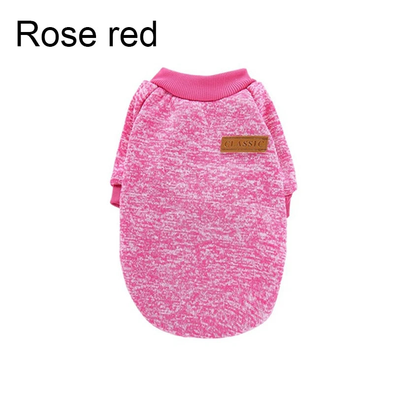 Casual Winter Sweatshirt for Small Dogs & Cats