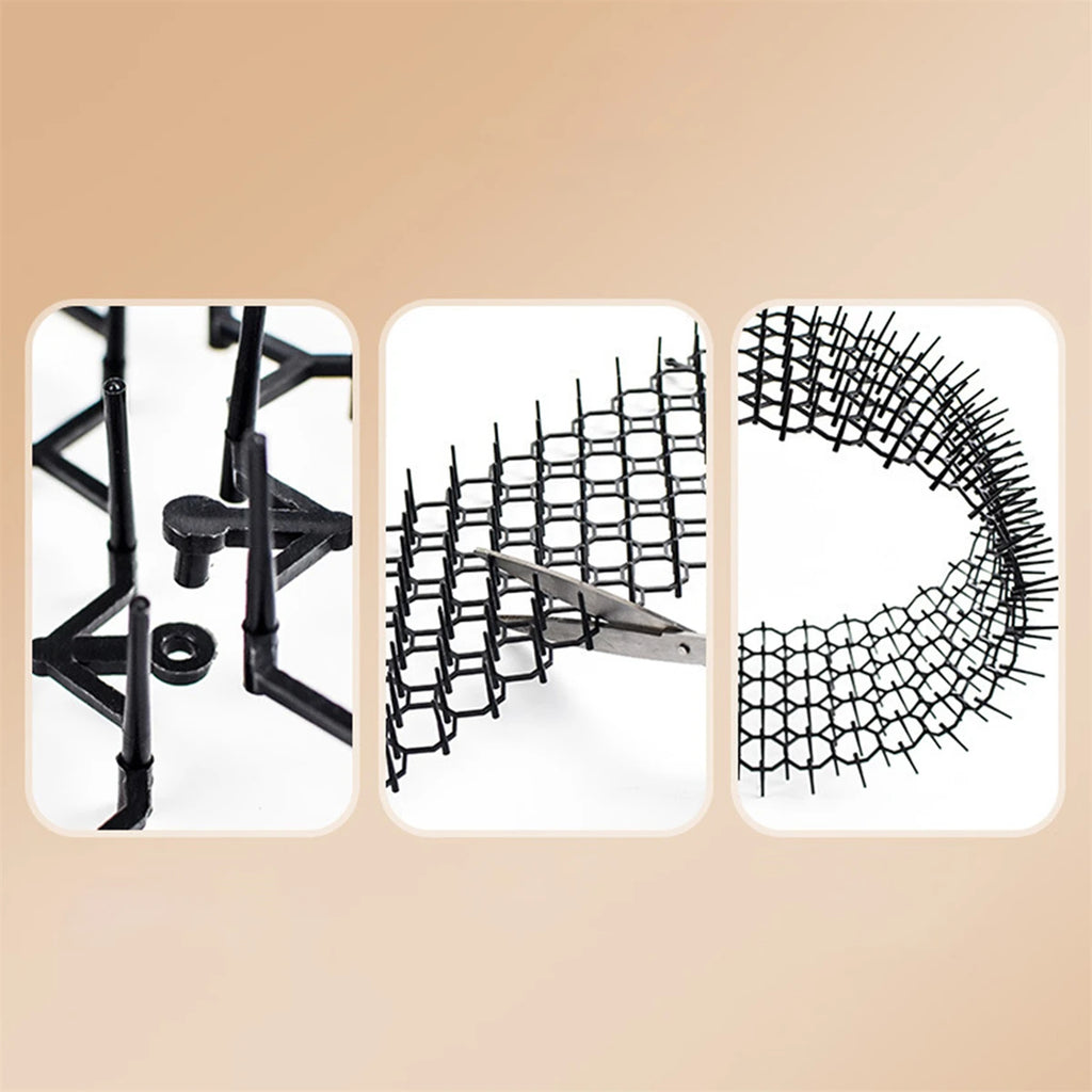 1Pc Anti-Cat Spikes Mat Anti-Climbing Fence Balcony Isolation Gardening Anti-Cat Thorn Net Dog Squirrel Repellent Pet Supplies