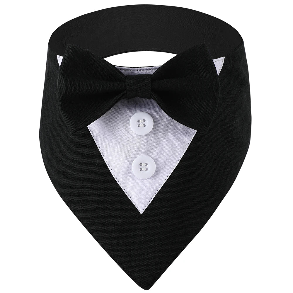 Bow Tie Bandana Scarf for Dogs, XS–XL