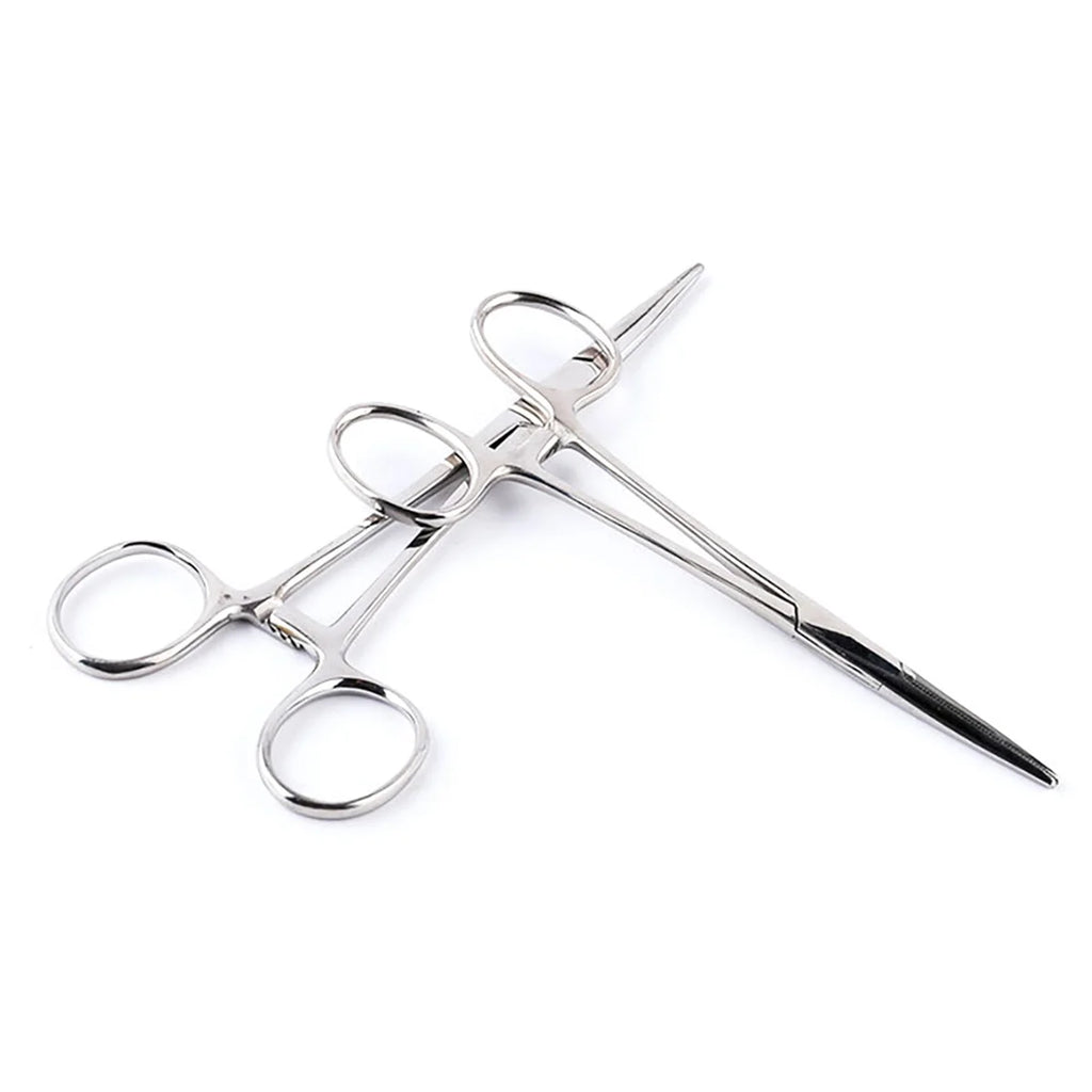 1 Pc Medical Steel Curved Head Hemostatic Forceps Needle Holder For Pet Hair Towel Clamp Pliers