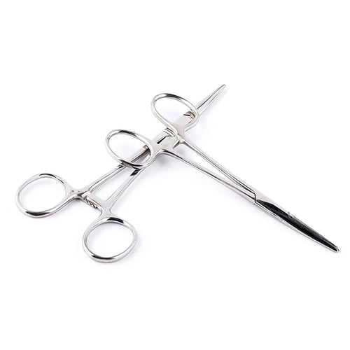 1 Pc Medical Steel Curved Head Hemostatic Forceps Needle Holder For Pet Hair Towel Clamp Pliers
