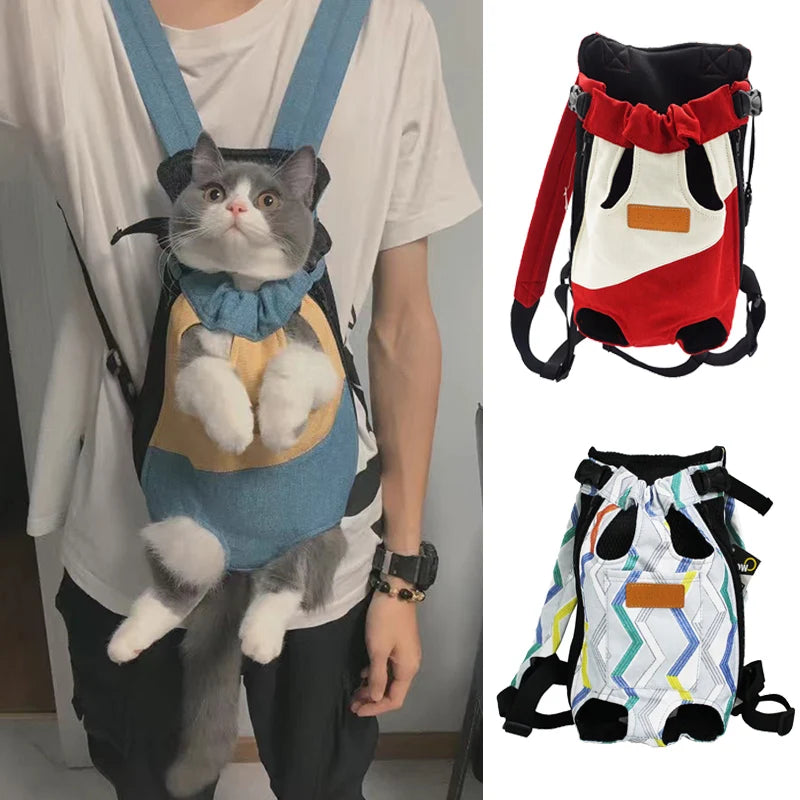 Outdoor Cat Carrier Bags for Cats Walking Riding Pet Travel Products Sphynx Kedi Katten Mascotas Carrying Backpack Mochila Gato