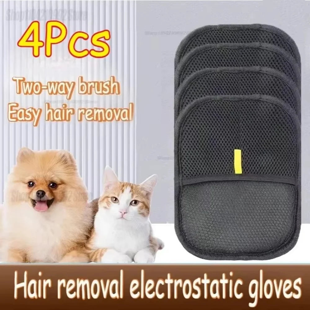 Double-Sided Pet Hair Removal Glove, 1 to 5 Pack