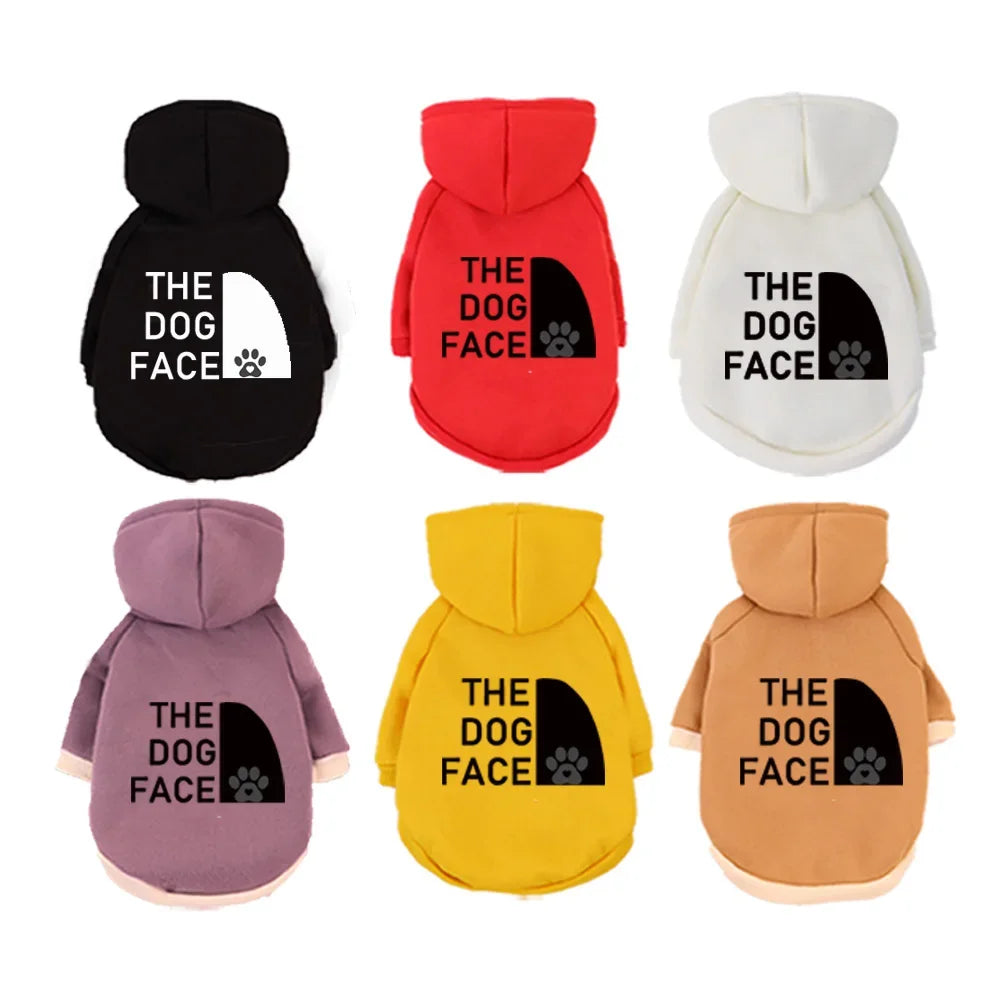 Pet Hooded Sweatshirt  Cats & Dogs Fashion Unique Printed Pattern For Pomeranian  Maltese Golden Retriever