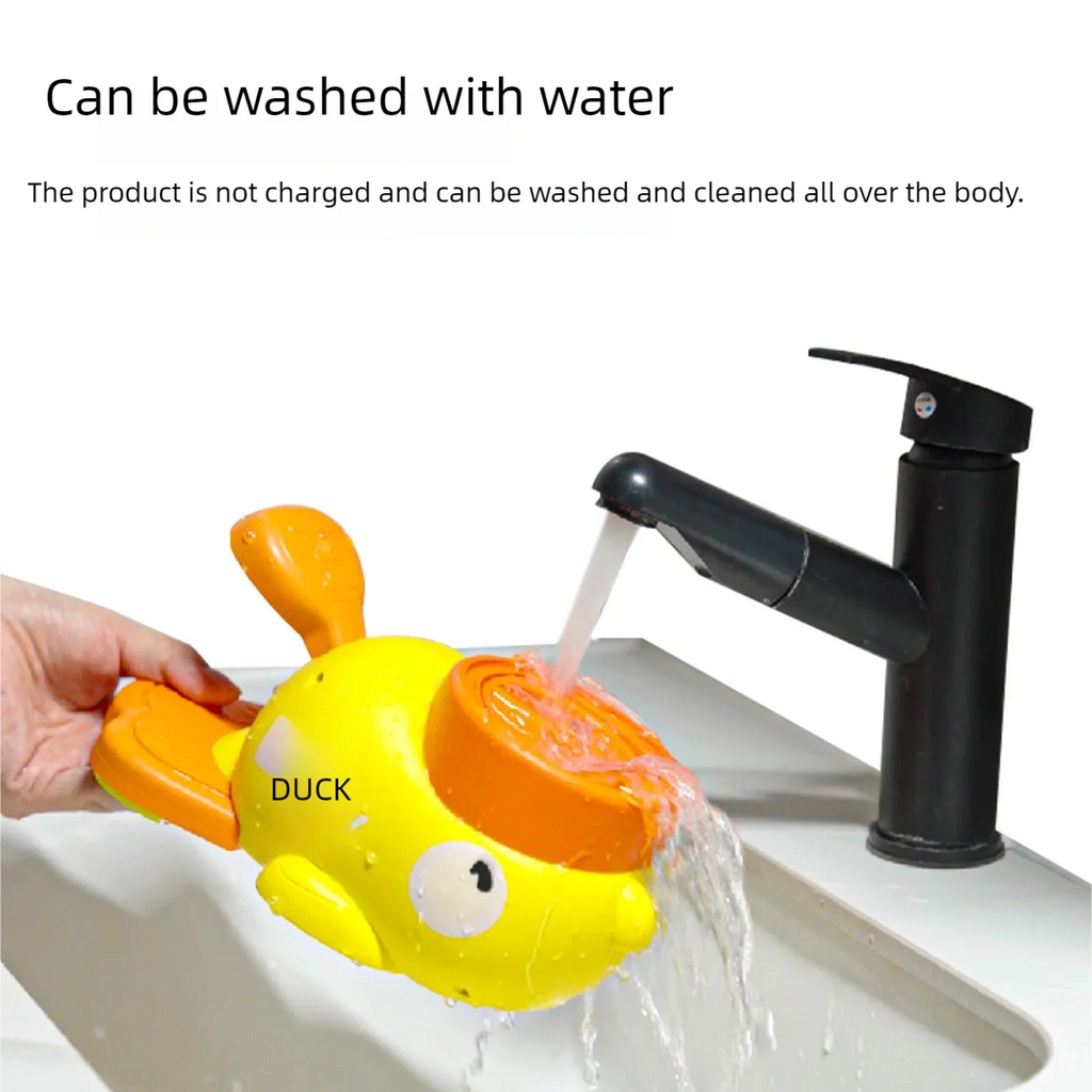 Yellow Rubber Duck-Shaped Interactive Feeder for Dogs and Cats: A Treat Dispensing Puzzle Toy Designed for Pet Training