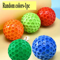 Hexagonal Natural Rubber Squeaky Ball Dog Toy