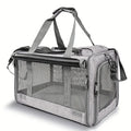 1pc Large Cat Bags Portable Dog Carrier Bag Mesh Breathable Folding Handbag Airline Approved Travel Pet Bag Kitten Transport Bag