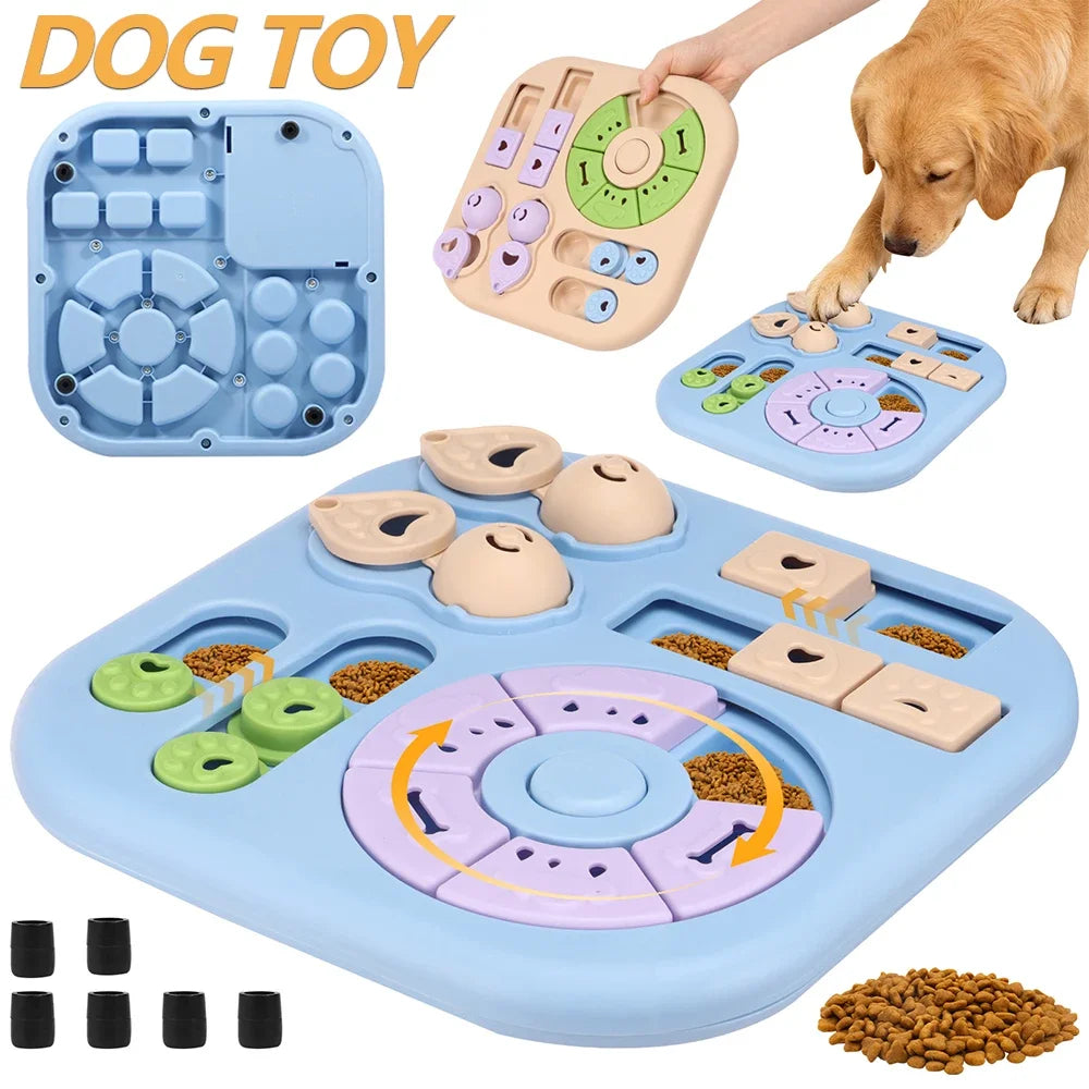Interactive Dog Puzzle Toy & Treat Dispenser, Non-Slip