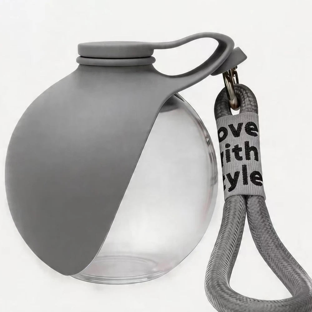 2-in-1 Compact Dog Water Bottle, 2 Styles