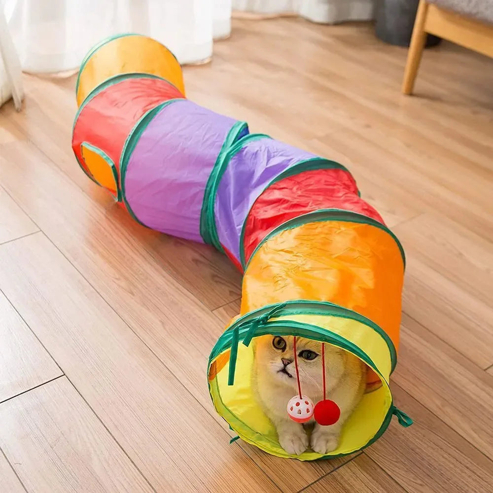 Sisal Cat Tunnel Tube with Peek Hole, 16 Styles