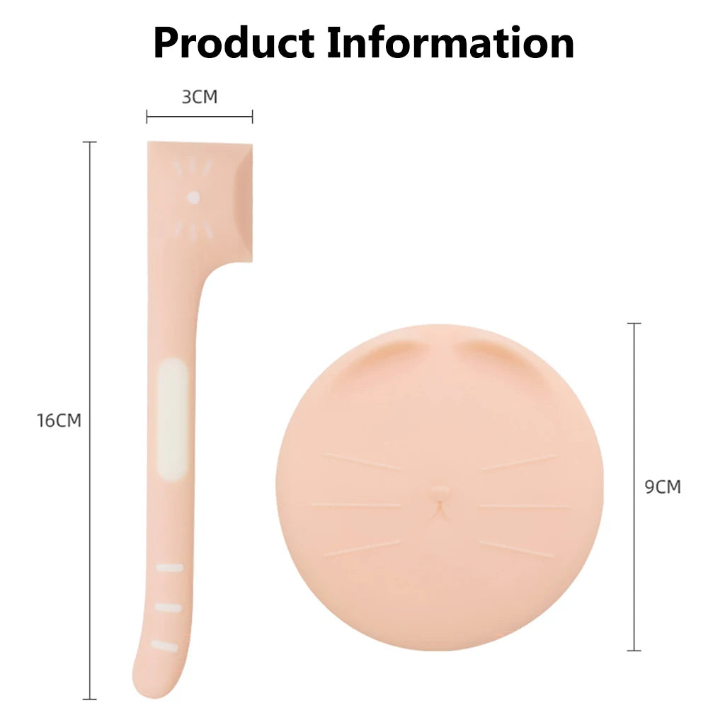 1Pcs Cat Canned Food Spoon Pet Canned Food Lid Convenient Easy To Clean Cat/Dog Can Opener Feeding Tool Pet Wet Food Sealed Lid