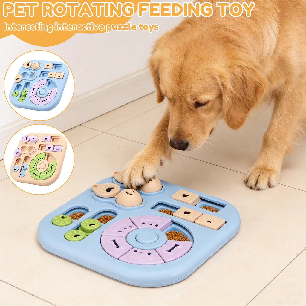 Interactive Dog Puzzle Toy & Treat Dispenser, Non-Slip