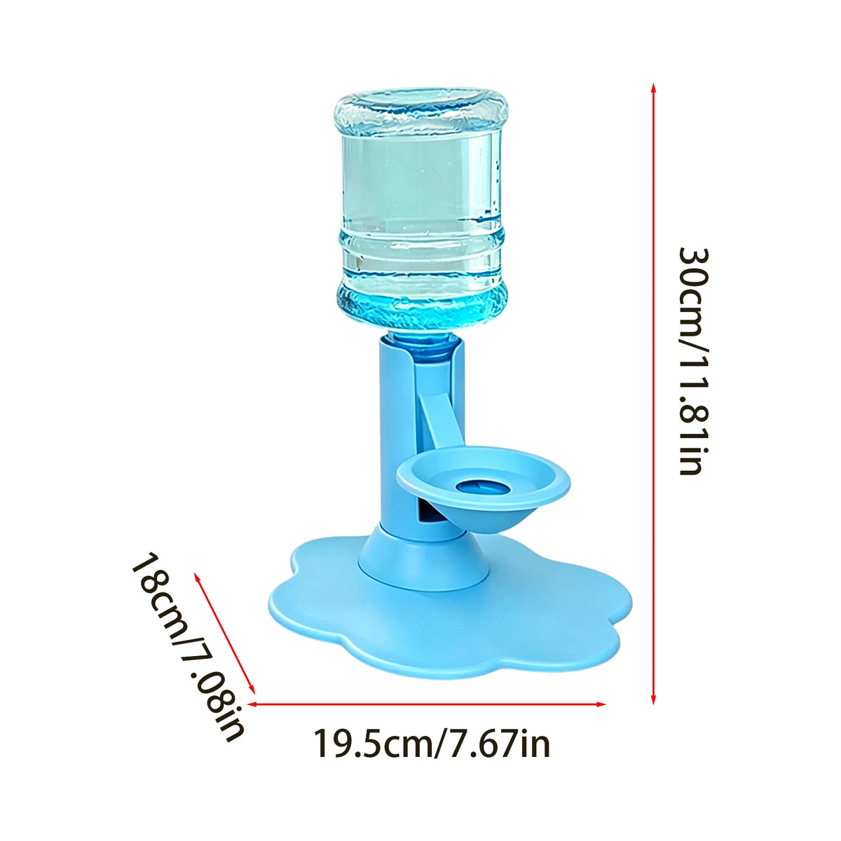 Anti-Tip Gravity Water Dispenser with Stand