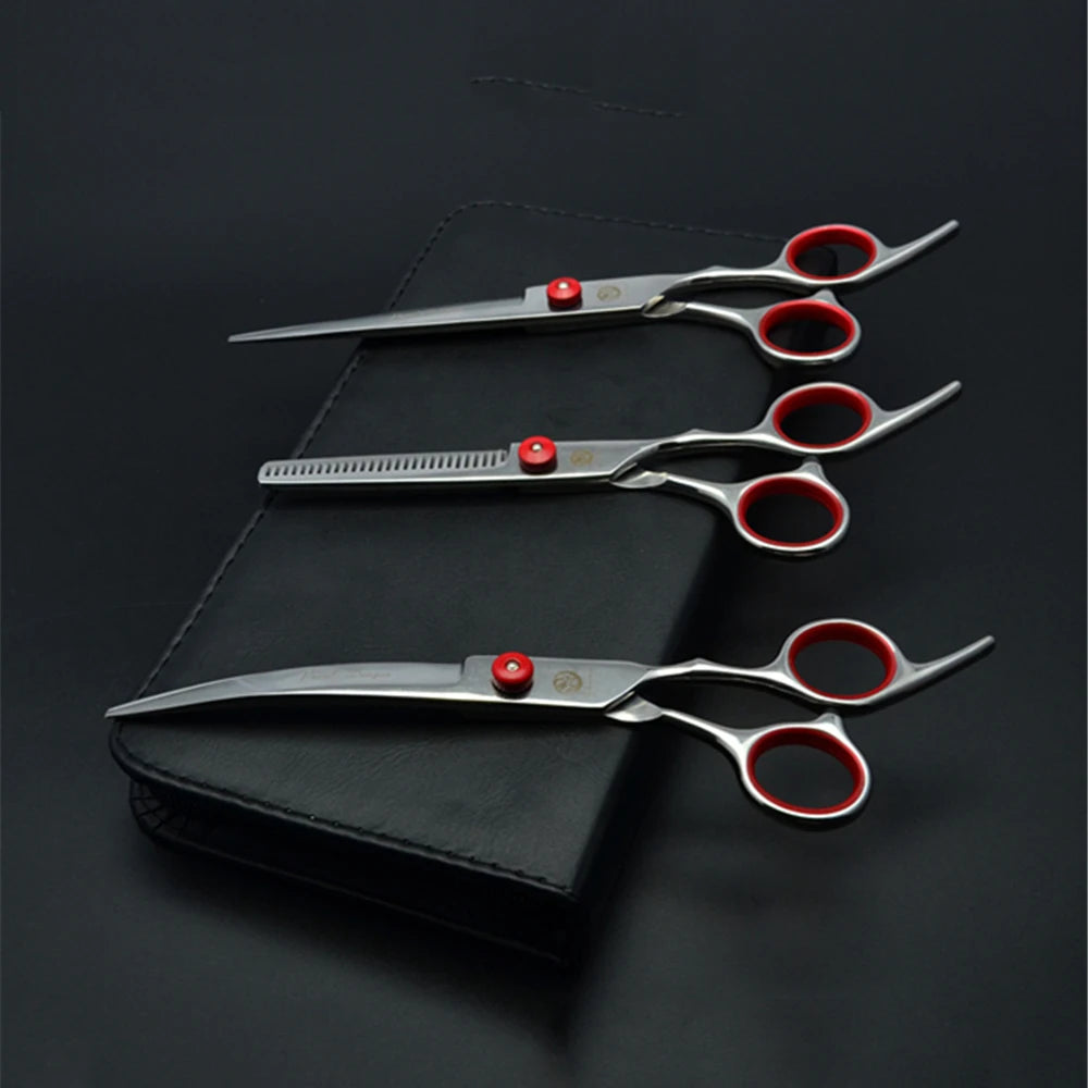 7-Inch Dog Grooming Scissors – Cutting, Thinning & Curved