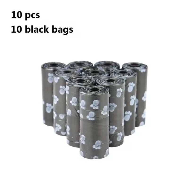 Printed Degradable Dog Poop Bags, 10 Pieces