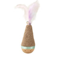 Cat Tumbler Wobbler Toy Bite-resistant Feather Agave Chew Toy Teeth Cleaning Interactive Pet Cat Supplies