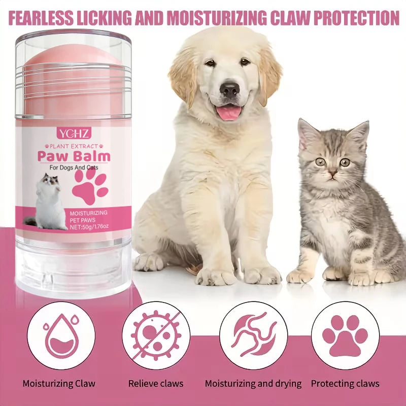 No Import Fee Pet Nose and Paw Care Balm, Contains Beeswax | Aloe Vera, Soothes Dry, Cracked Paws and Prevents Heat Stress, Perfect for Dogs, Moisturizing Pet Stick. | Pet Care Ointment, Cat and Dog Paw and Nose Ointme