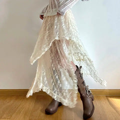 Elysia Cascade Lace Skirt
