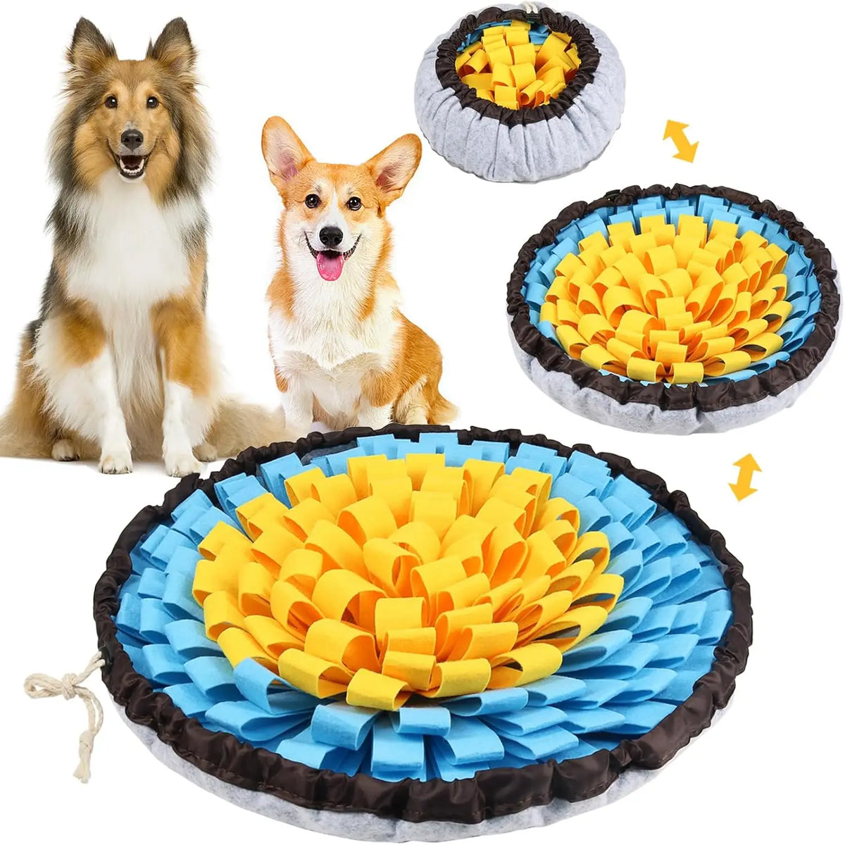 Adjustable Snuffle Mat for Small, Medium & Large Dogs