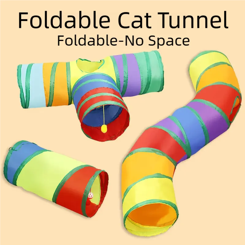 Sisal Cat Tunnel Tube with Peek Hole, 16 Styles