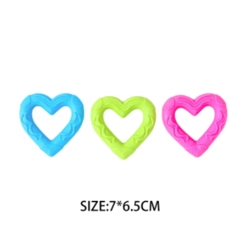 Soft Rubber Pet Chew Toy Bone Shape Bite-Resistant Teeth Grinding Chewing Toys for Small Dogs Training Pet Supplies