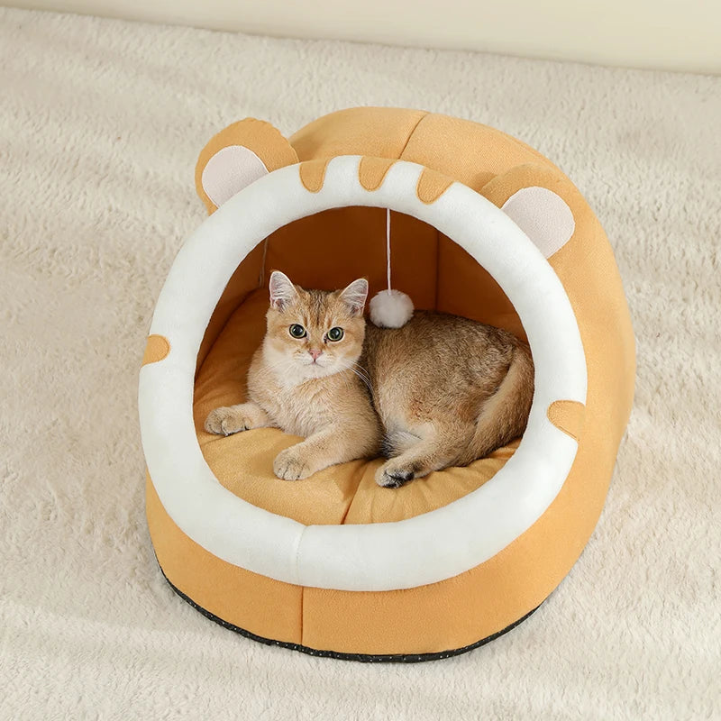 Cotton Cat Cave Bed with Soft Cushion, S–L