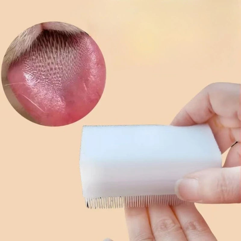 Cat Grooming Massage Brush Open Knot Pet Hair Removal Brush Simulated Cat Tongue Brush Kitten Comb Pet Accessories