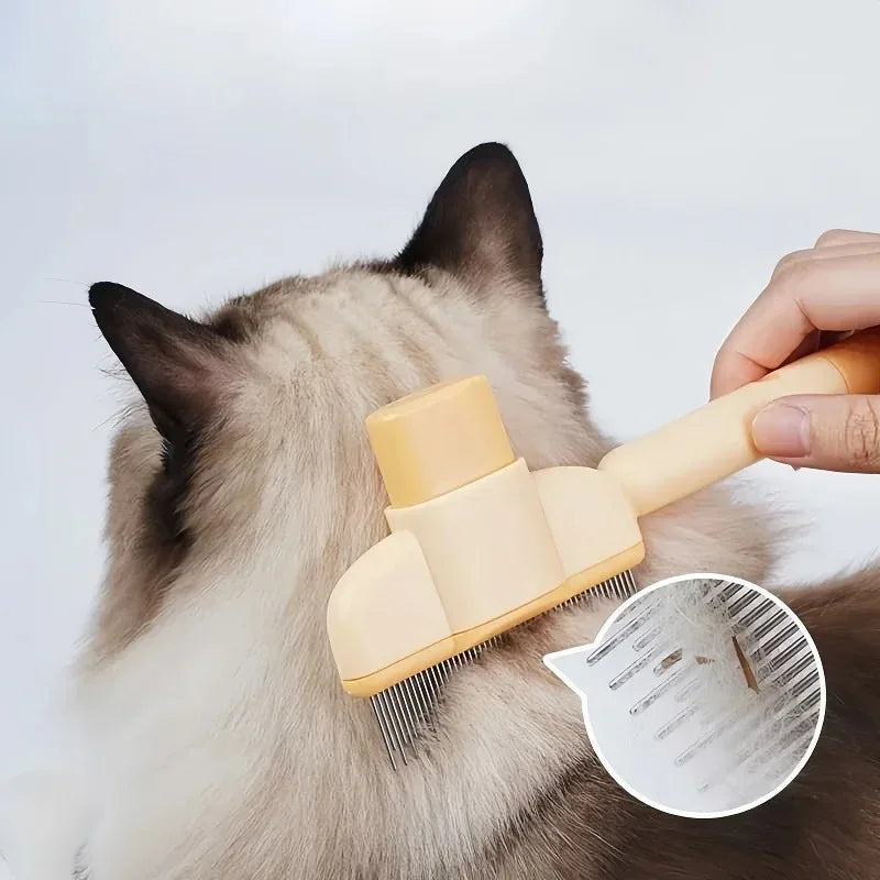Stainless Steel Brush for Long-Haired Dogs & Cats