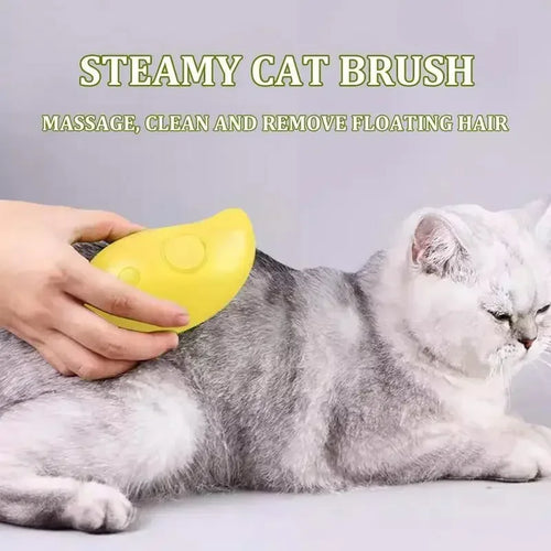 3-in-1 Spray Grooming Brush for Cats & Dogs