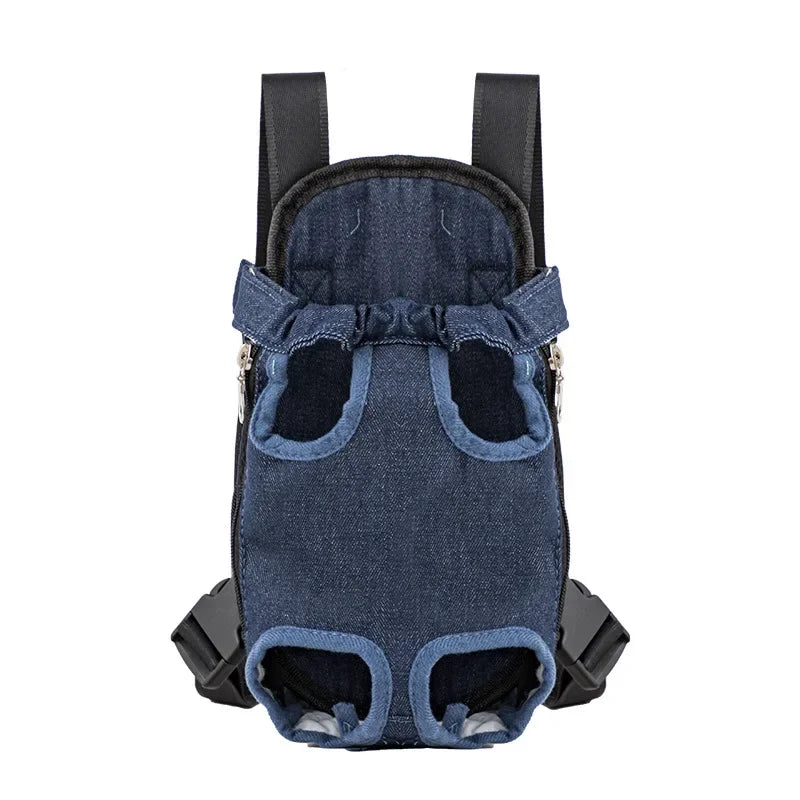 Adjustable Double-Shoulder Pet Carrier Backpack, Prints and Colors