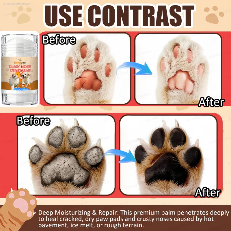 Moisturizing Nose and Paw Pad Balm for Cats and Dogs
