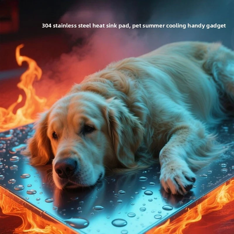 Pet Cooling Pad Summer Cooling Plate Heat Dissipation Pad Summer Cooling and Heat Dissipation Stainless Steel Plate Pet Supplies