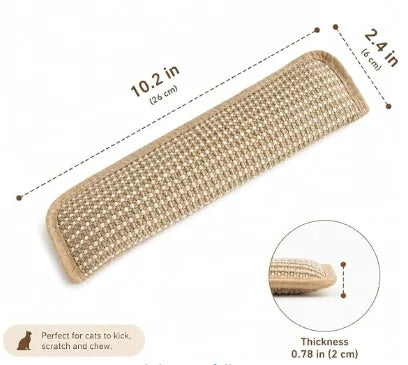 Catnip Cat Toy Pillow with Sisal Scratch Pad Teeth Grinding Chew Toy for Indoor Cats Self Play and Daily Entertainment Pet Items