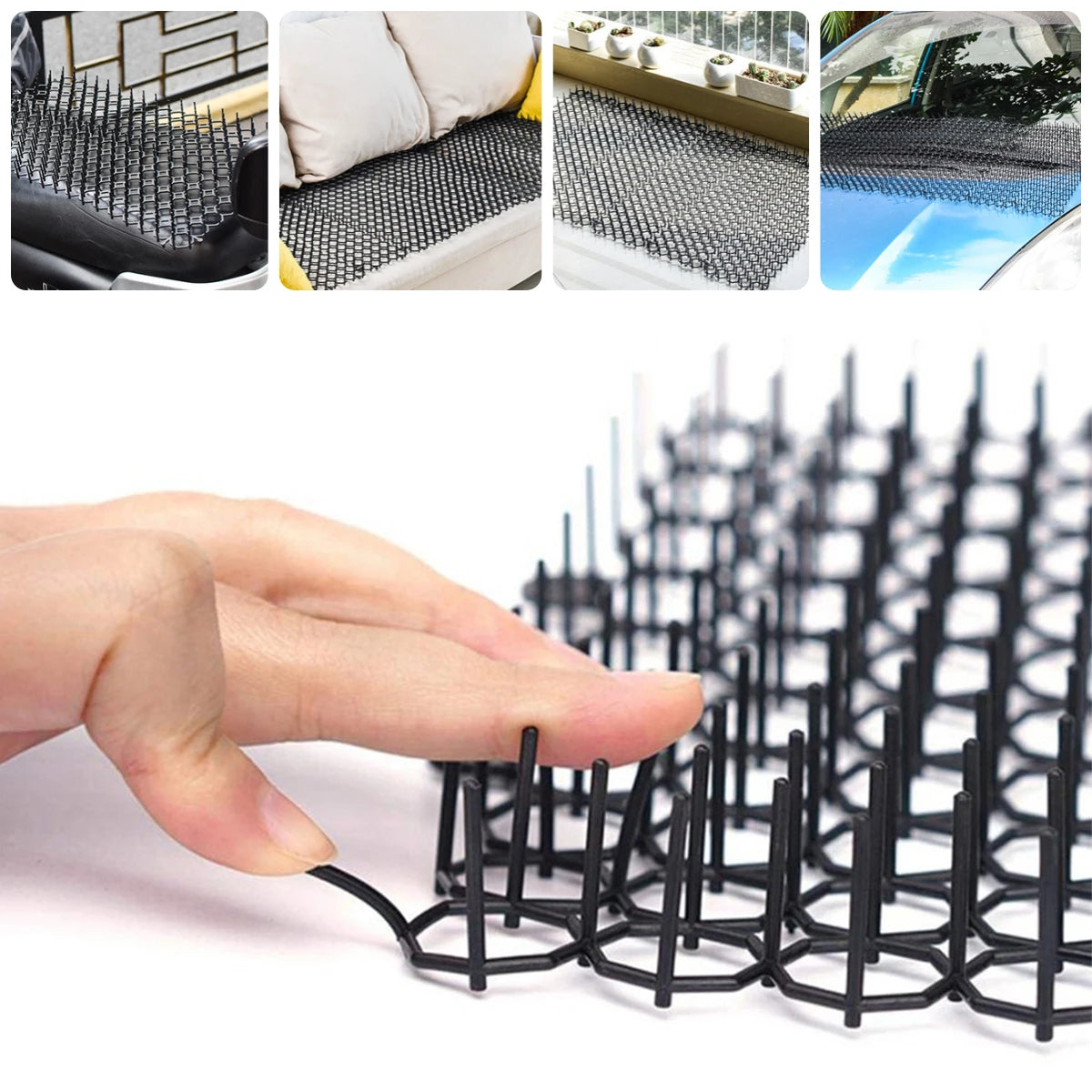 1Pc Anti-Cat Spikes Mat Anti-Climbing Fence Balcony Isolation Gardening Anti-Cat Thorn Net Dog Squirrel Repellent Pet Supplies