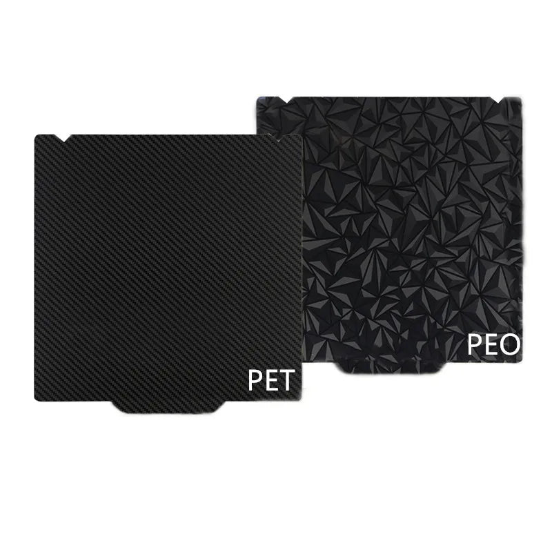 PET+PEI Build Plate 330x315mm for Sidewinder X4 Plus Double Sided Smooth Textured PET PEI Print Bed Flexible Spring Steel Sheet