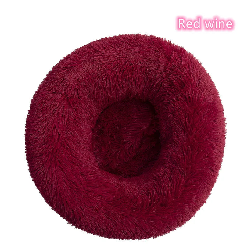 Corduroy Donut Bed for Cats & Small Dogs, 20 Colors