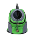 New Dog Pet Backpack Carrier Travel Bag Front Pack Breathable Adjustable with Safety Reflective Strips for Hiking Outdoor Cats