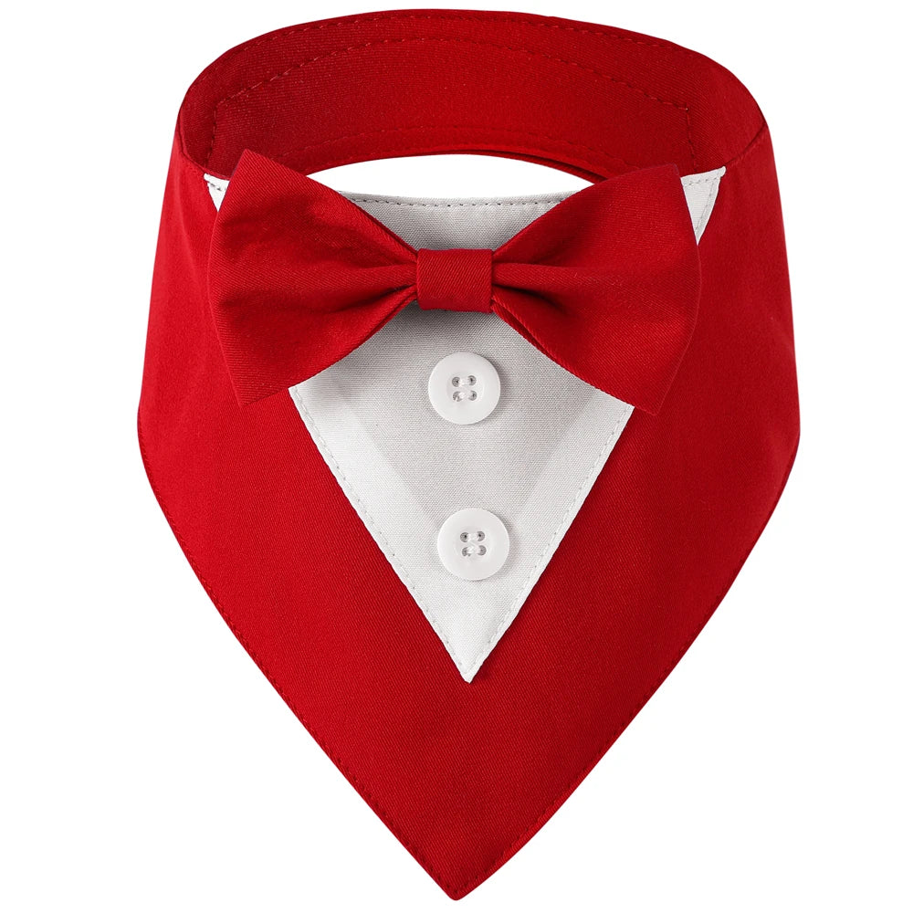 Bow Tie Bandana Scarf for Dogs, XS–XL