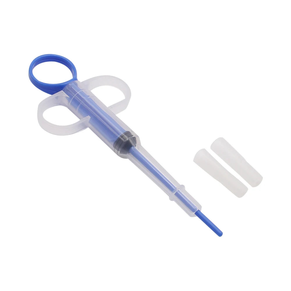 Pet Pills Applicator Cats Dogs Syringe Medicine Feeder Insect Repellent Supplies Can Clip Pills Cats and Dogs Pet Water Feeder