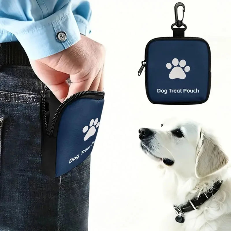 Water-Resistant Linen Treat Pouch for Dog Training, 4 Colors