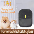 Pet Clothing Hair Remover Brush Static Free Brushing Tool Deshedding Brush Double-Sided Glove Cleaning Carpet Sticking Devices