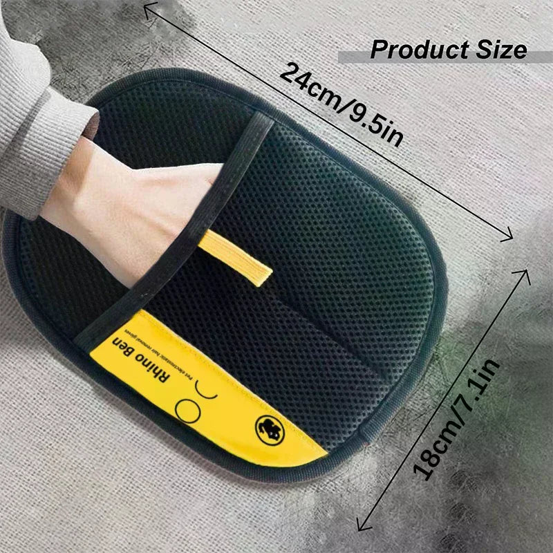 Pet Hair Remover Electrostatic Gloves, Pet Hair Removal Glove For Cats & Dogs