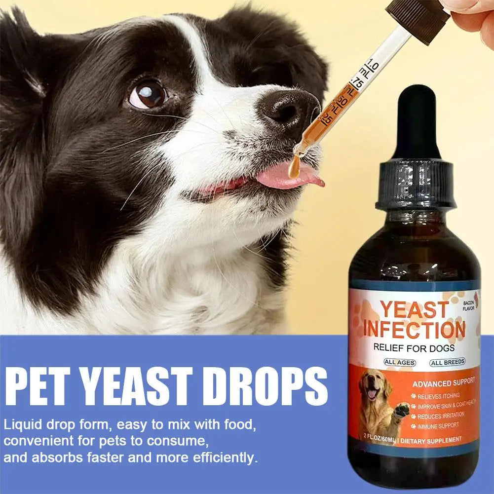 60ML High-end Dog Pet Drops Gentle Care Supplement To Maintain Healthy Coat and Skin for Dogs Herbal drops PET CARE