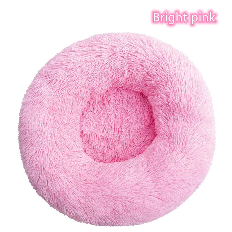 Corduroy Donut Bed for Cats & Small Dogs, 20 Colors