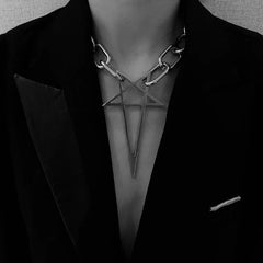 Rebel Star Chain Necklace