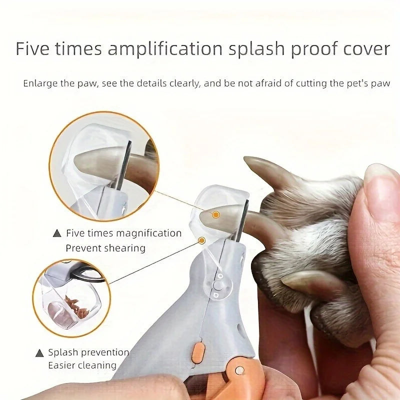 Professional Pet Nail Clipper Scissors With LED Light Cat Dog Nail Clippers Tool Scissors Nail Toeclaw Cutter Scissors