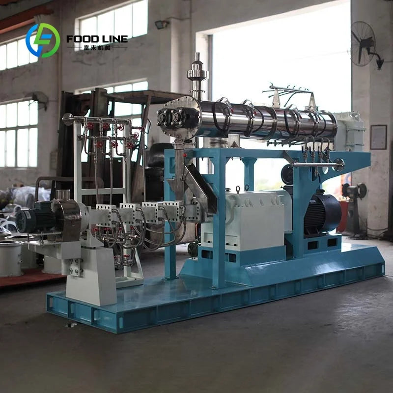 Pet Food Floating Fish Feed Pellet Machine Customized Cat Daily Meal Extruder Pet Food Extrusion Line